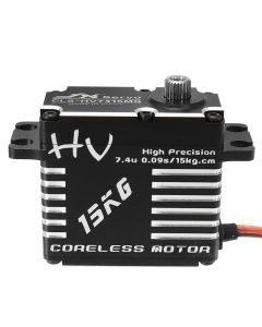 JX CLS-HV7315MG 15KG HV High Precision Steel Gear Digital Coreless Servo