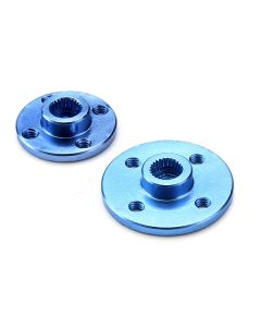 FUTABA 25T CNC Aluminium Servo Arm Round Type Blue